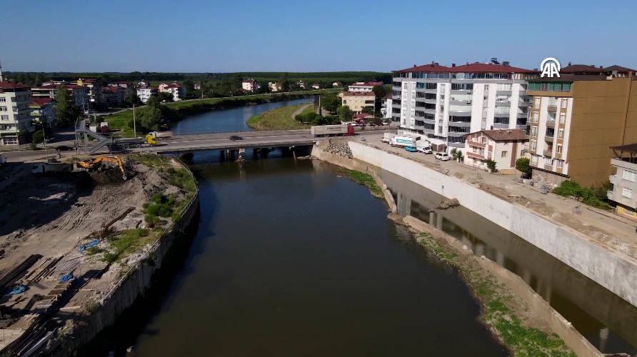 Terme Çayı'nın yatağı 30 metre genişletiliyor. Taşkınlarla gündeme gelmişti 8